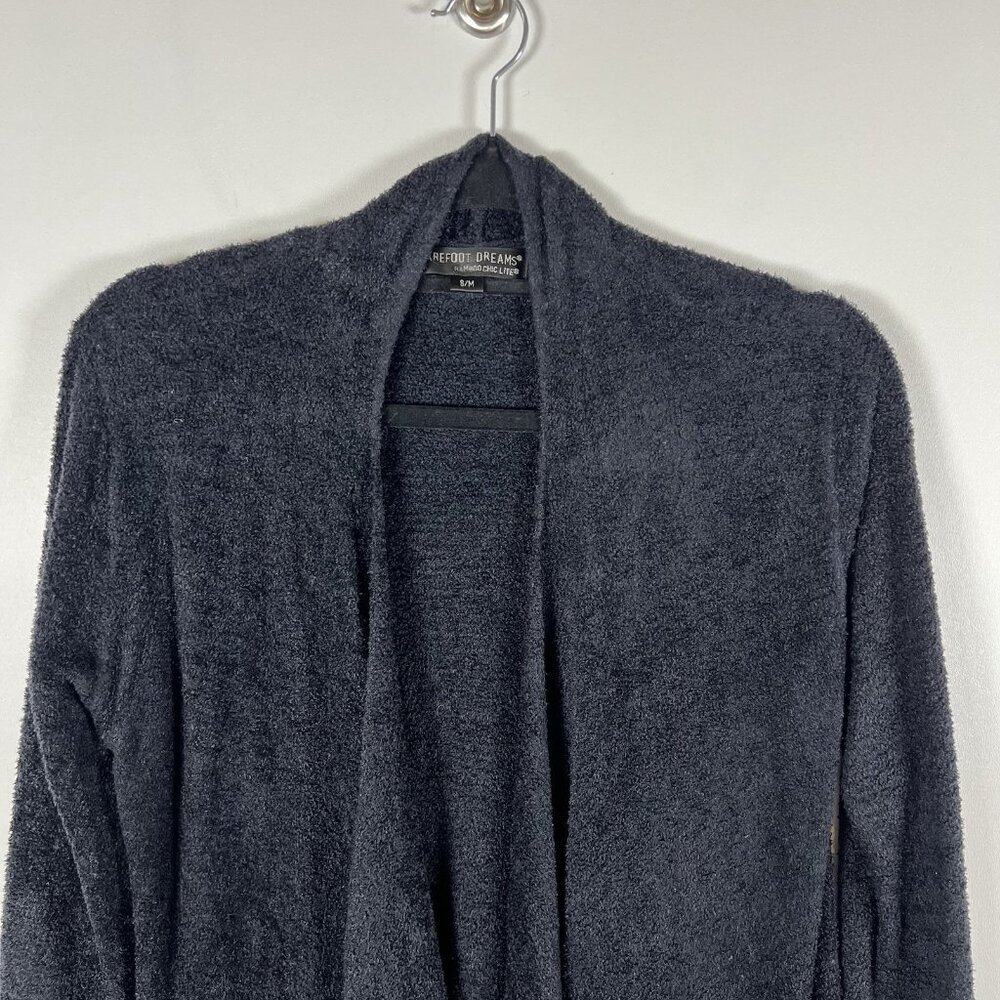Barefoot Dreams CozyChic Lite Island Wrap Black Women’s Size S/M Cozy Soft - Picture 4 of 10
